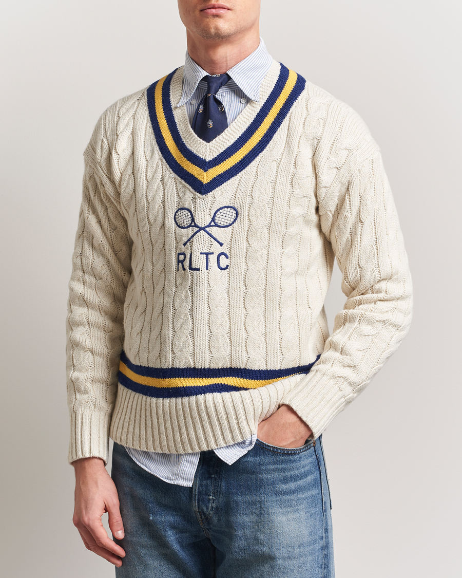 Herre | Gensere | Polo Ralph Lauren | Cricket Cotton/Cashmere Sweater Cream