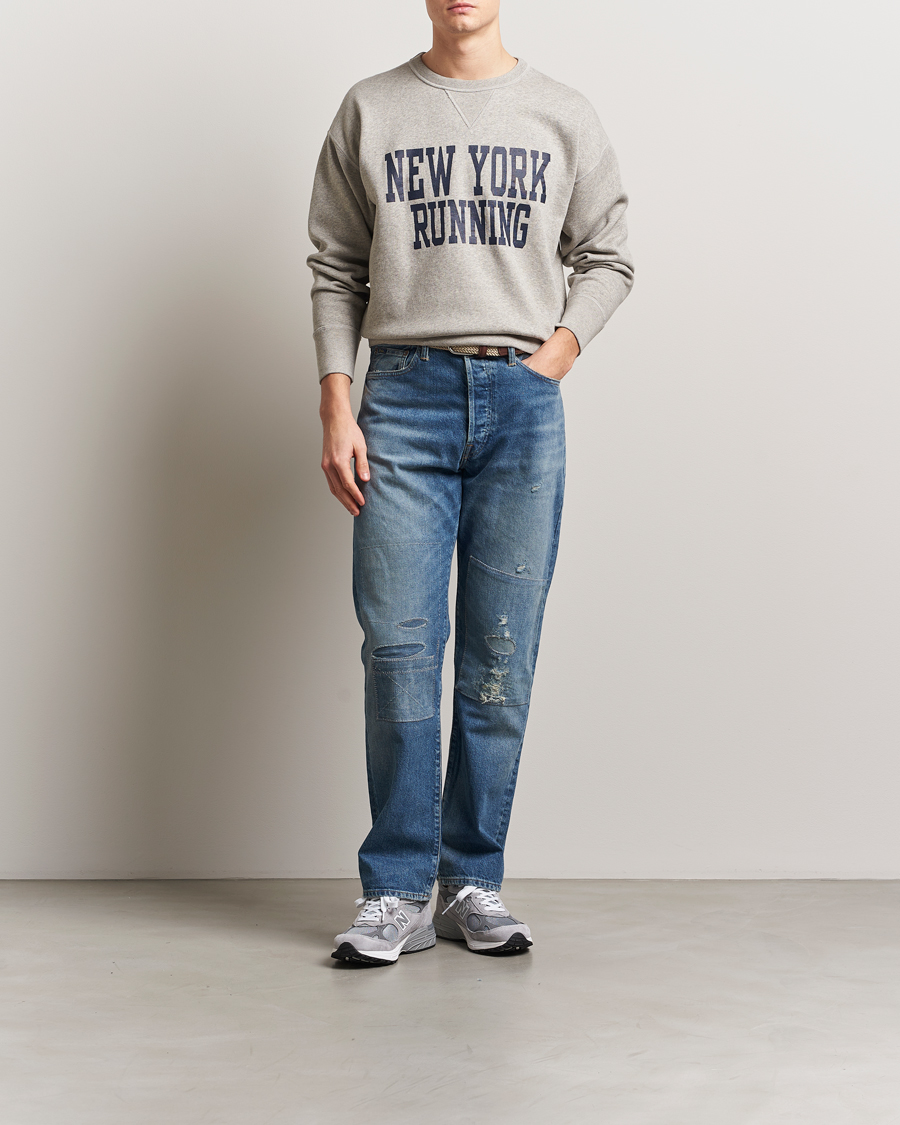 Herre | Gensere | Polo Ralph Lauren | NYC Running Fleece Sweatshirt Dark Sport Heather