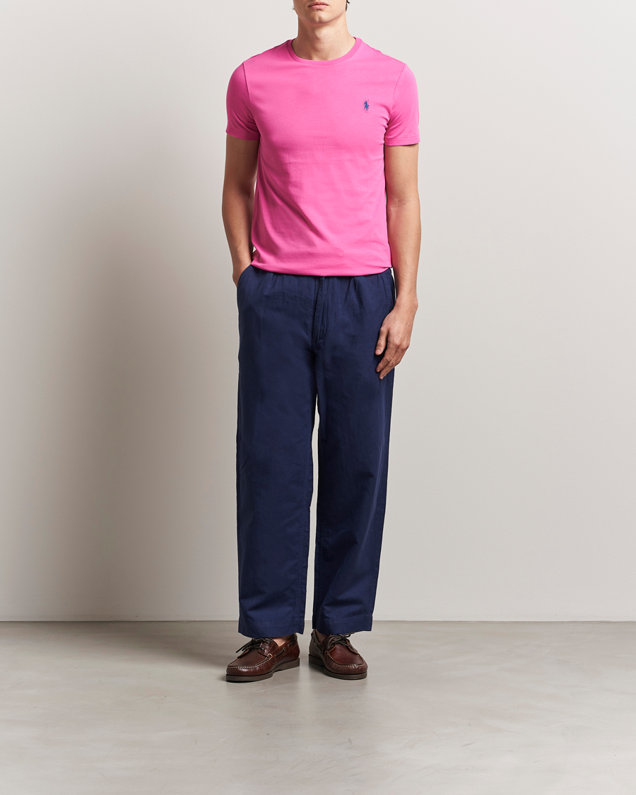 Herre | T-Shirts | Polo Ralph Lauren | Crew Neck T-Shirt Pink