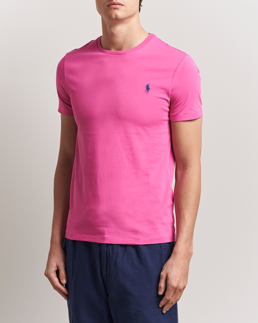 Herre | T-Shirts | Polo Ralph Lauren | Crew Neck T-Shirt Pink