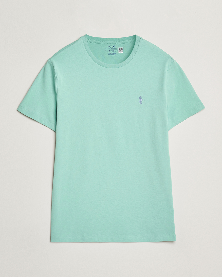 Herre | T-Shirts | Polo Ralph Lauren | Crew Neck T-Shirt Celadon