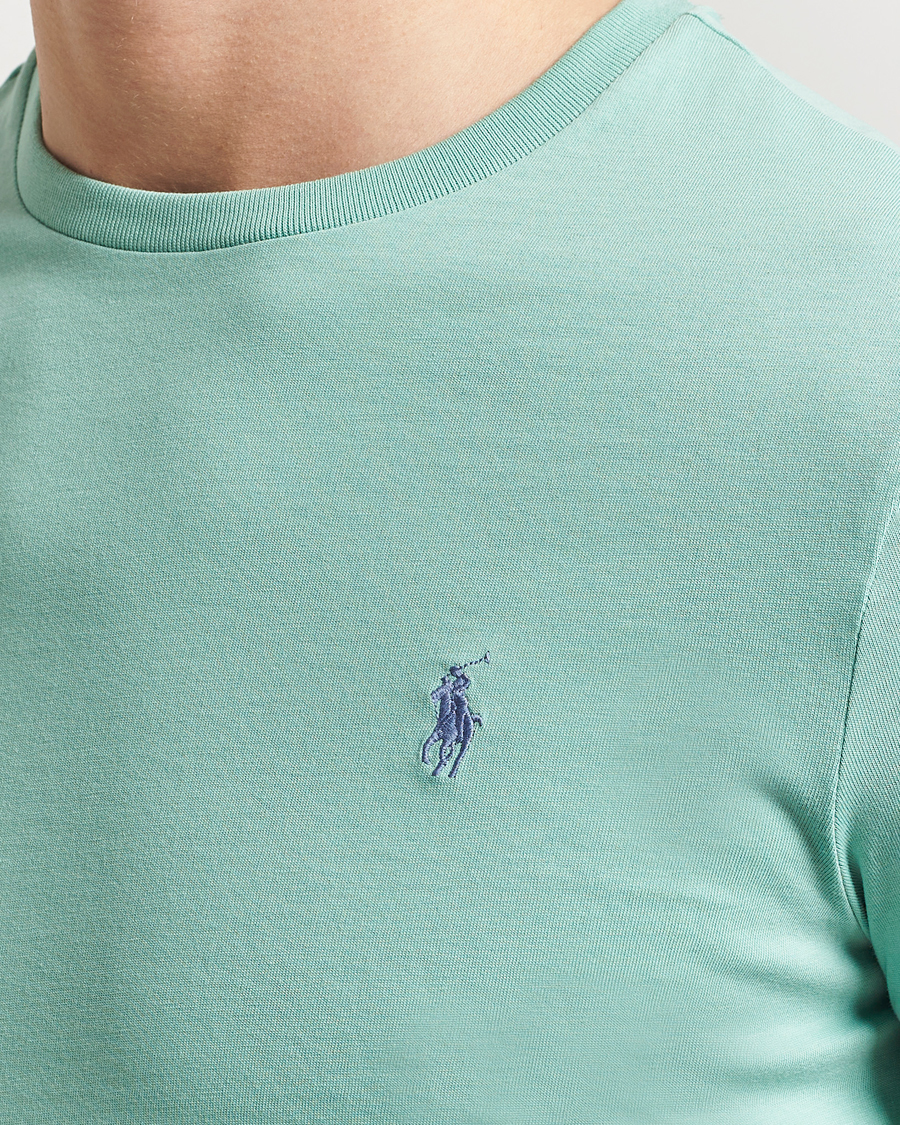 Herre | T-Shirts | Polo Ralph Lauren | Crew Neck T-Shirt Celadon