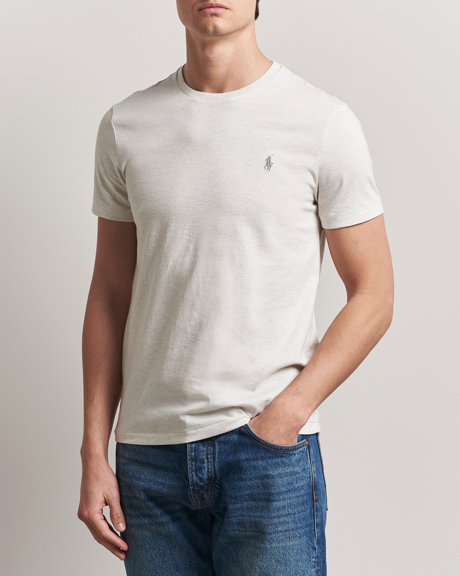Herre | T-Shirts | Polo Ralph Lauren | Crew Neck T-Shirt Soho Heather