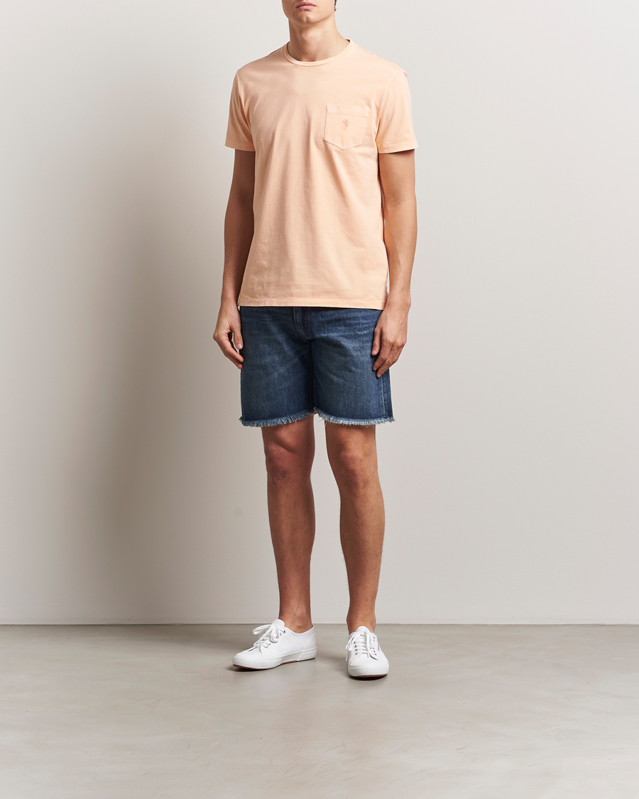 Herre | T-Shirts | Polo Ralph Lauren | Crew Neck Pocket T-Shirt Amber