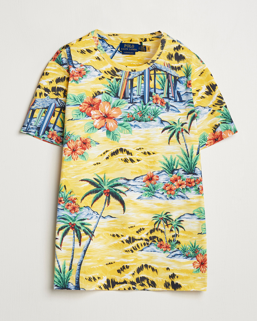 Herre | T-Shirts | Polo Ralph Lauren | Custom Slim Fit Striped T-Shirt Surf Shack