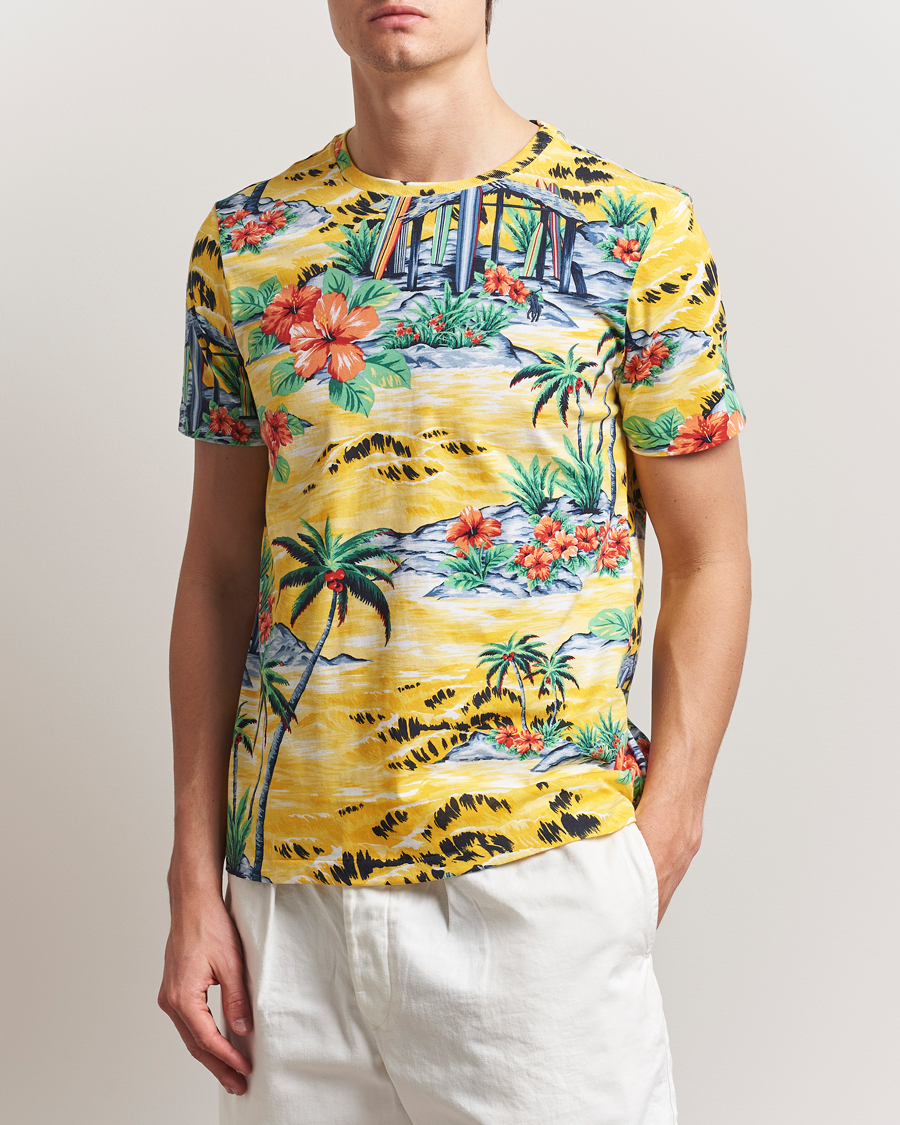 Herre | T-Shirts | Polo Ralph Lauren | Custom Slim Fit Striped T-Shirt Surf Shack