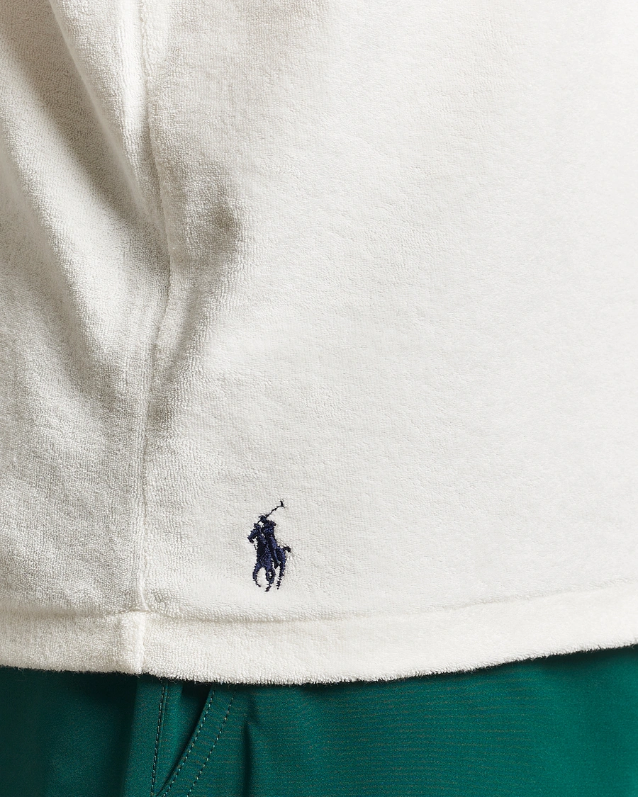 Herre | T-Shirts | Polo Ralph Lauren | Cotton Terry Printed Long Sleeve T-Shirt Nevis