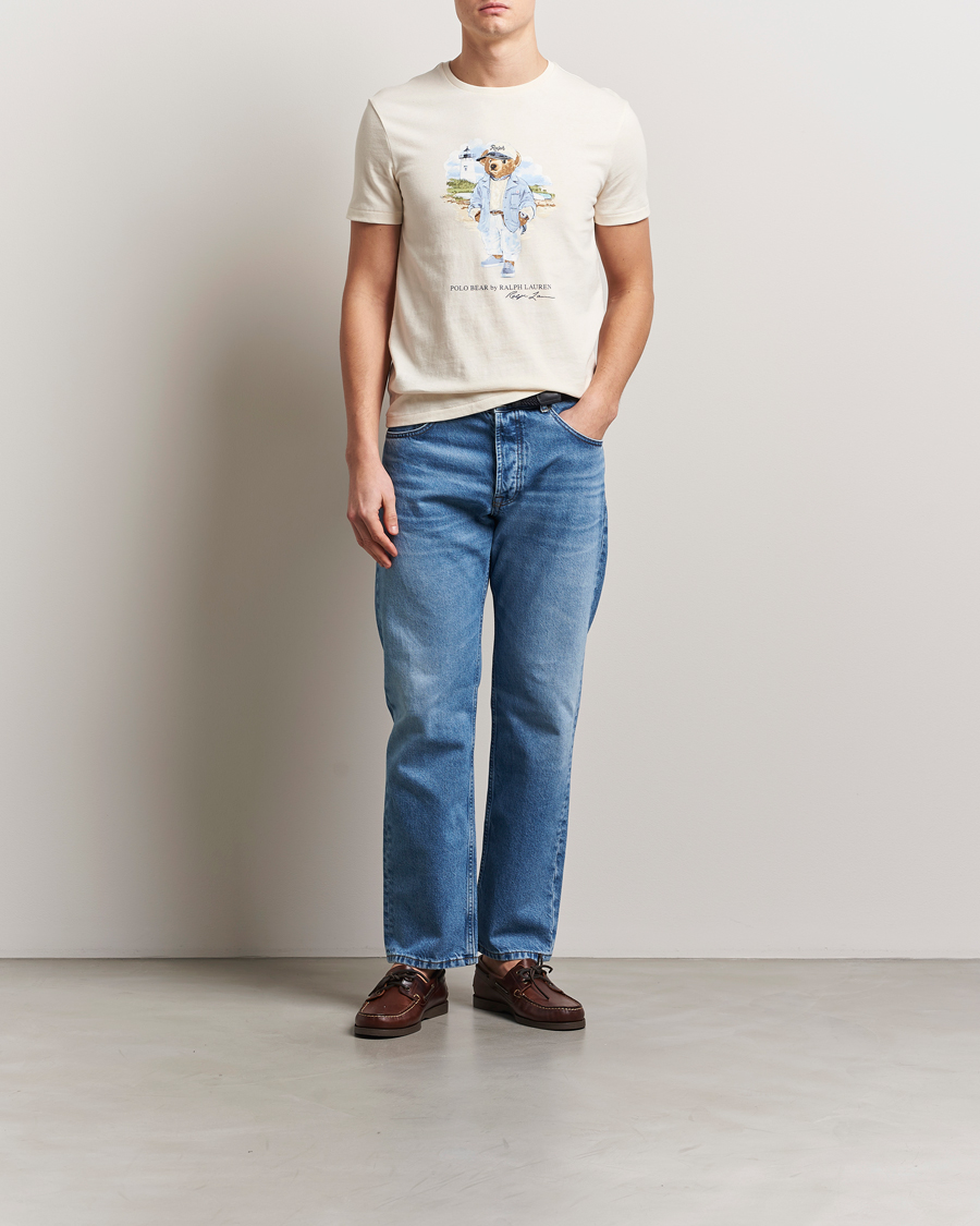 Herre | T-Shirts | Polo Ralph Lauren | Printed Bear T-Shirt Nevis
