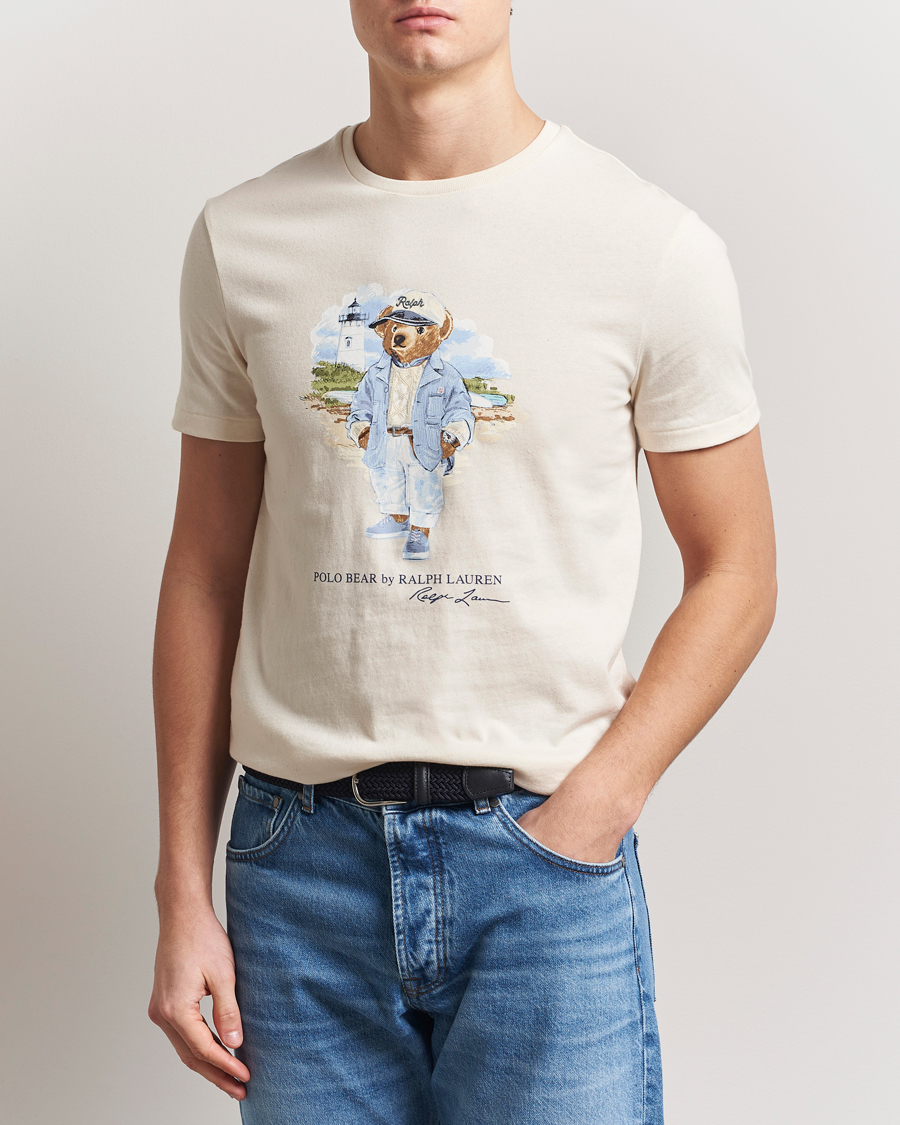 Herre | T-Shirts | Polo Ralph Lauren | Printed Bear T-Shirt Nevis