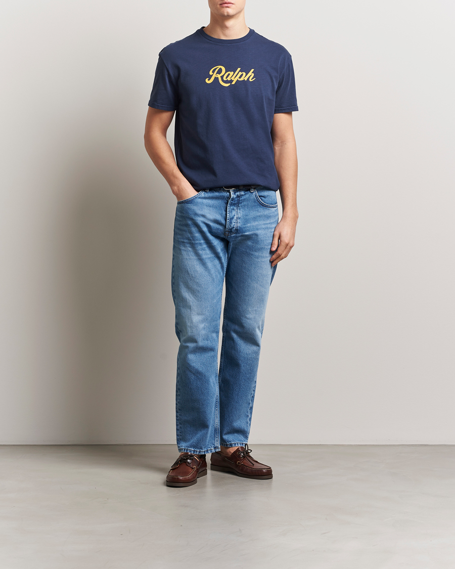 Herre | T-Shirts | Polo Ralph Lauren | Printed Ralph T-Shirt Navy