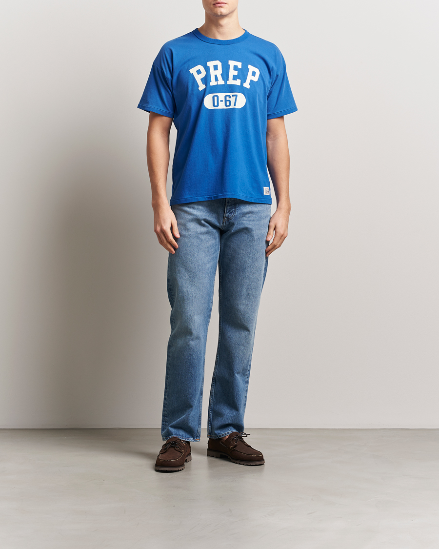 Herre | T-Shirts | Polo Ralph Lauren | Vintage Crew Neck T-Shirt Heritage Blue