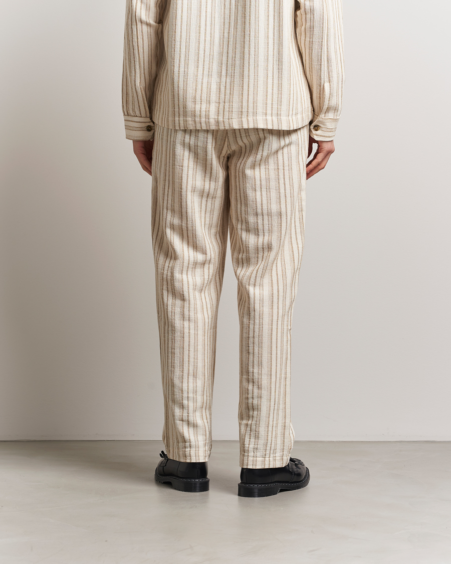 Herre | Bukser | LES DEUX | Houston Stripe Cotton Pants Ivory