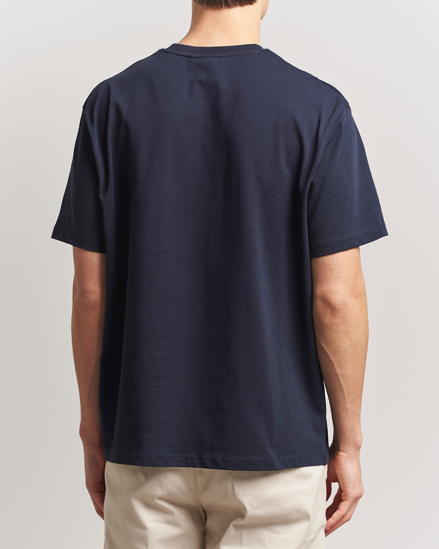 Herre | T-Shirts | LES DEUX | Crew T-Shirt Dark Navy