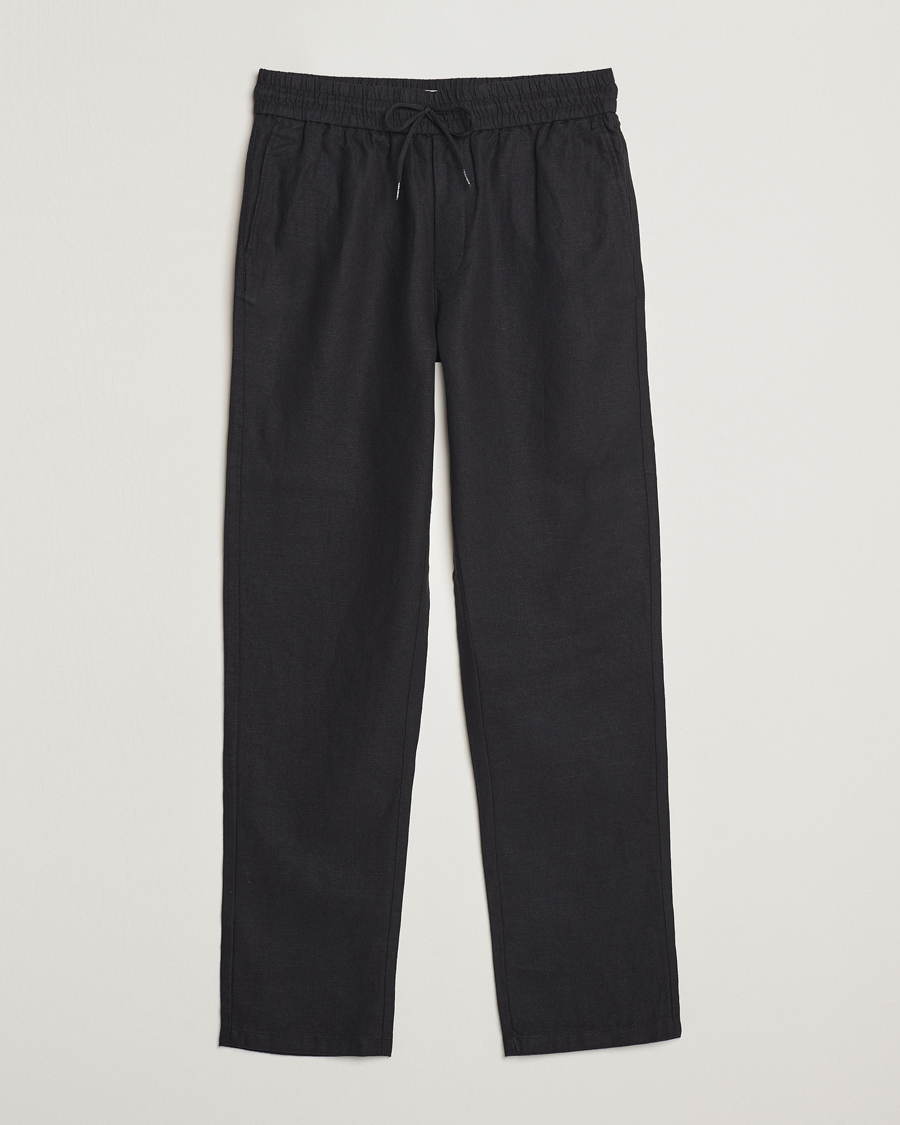 Herre | Bukser | LES DEUX | Patrick Linen Pants Black