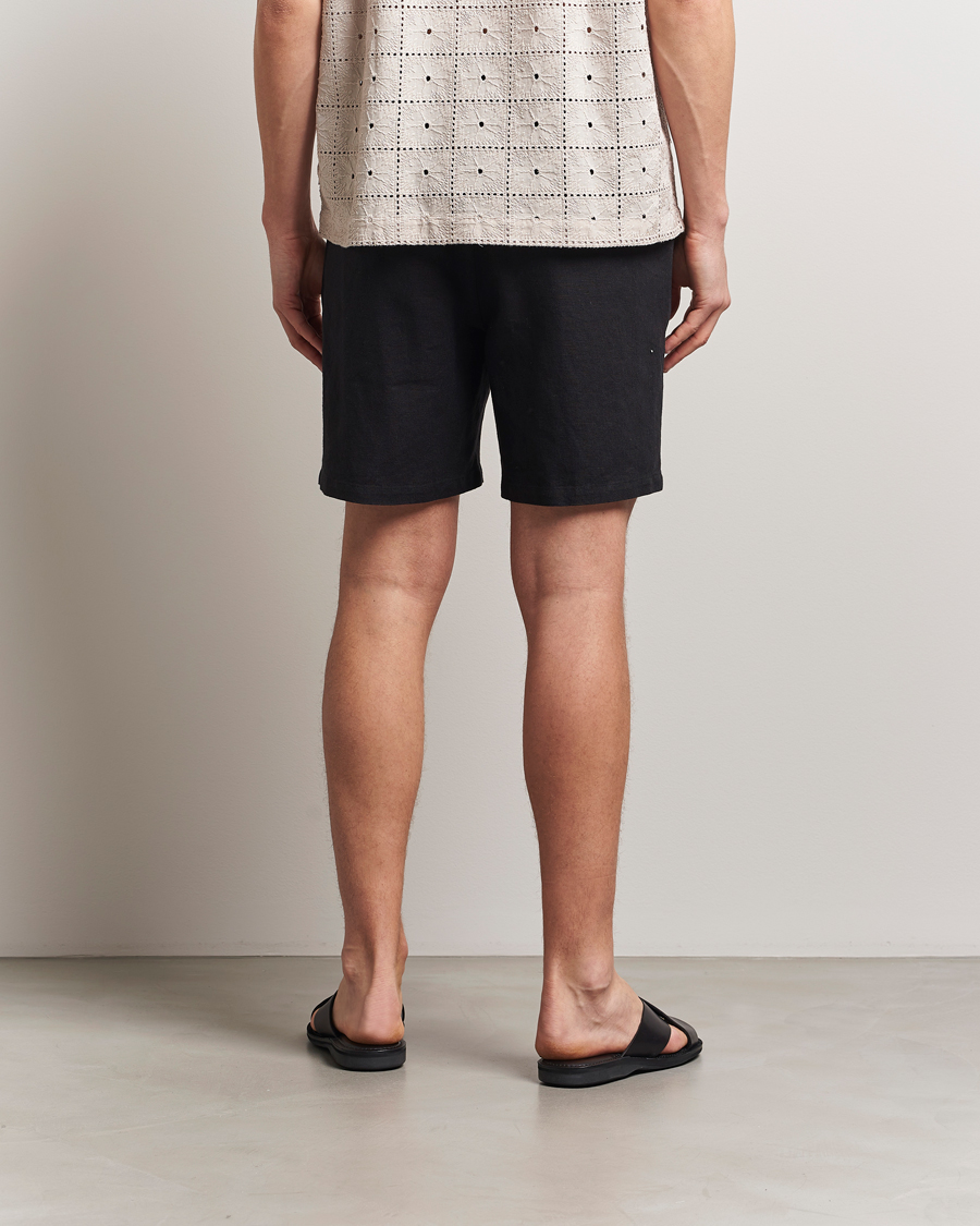Herre | Shorts | LES DEUX | Otto Linen Shorts Black