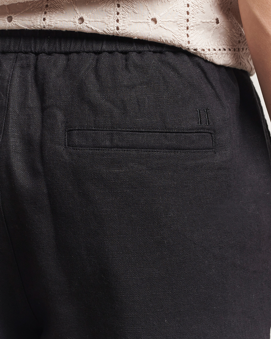 Herre | Shorts | LES DEUX | Otto Linen Shorts Black