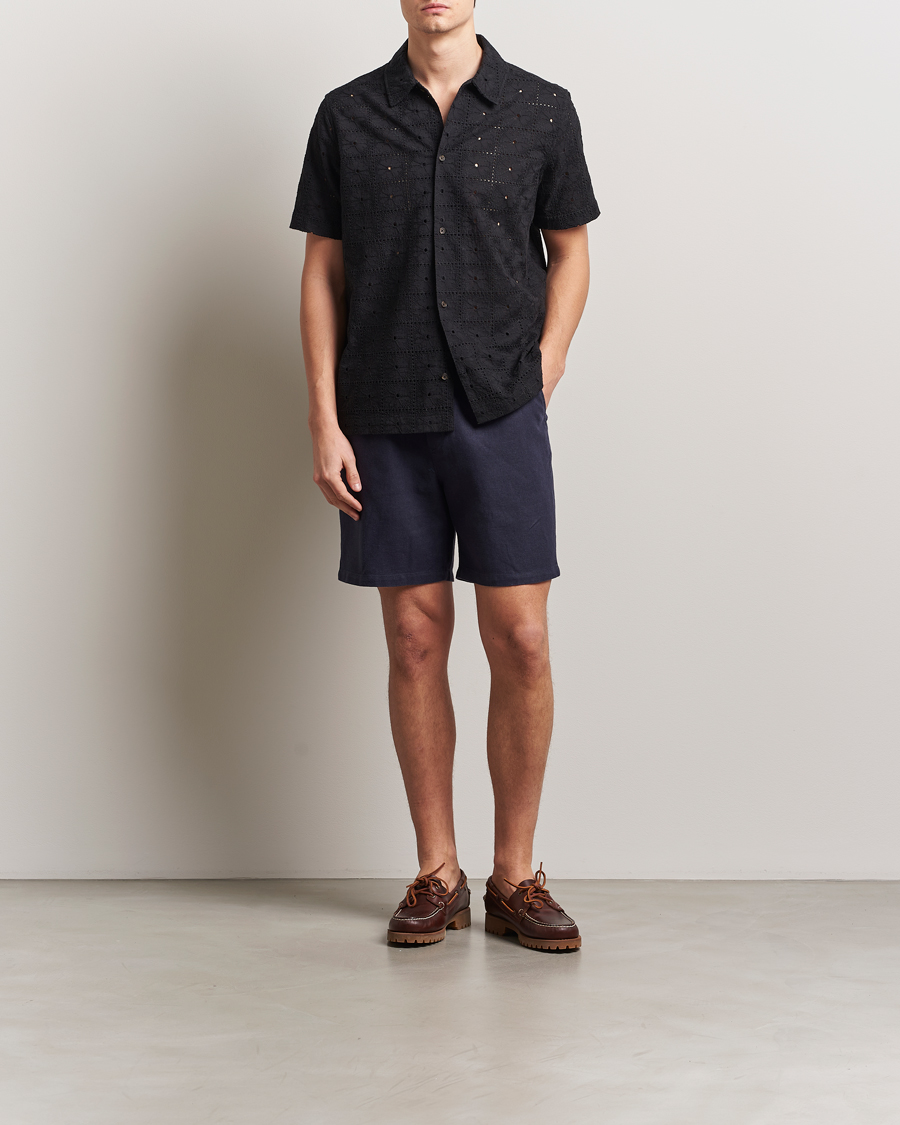 Herre | Shorts | LES DEUX | Otto Linen Shorts Navy