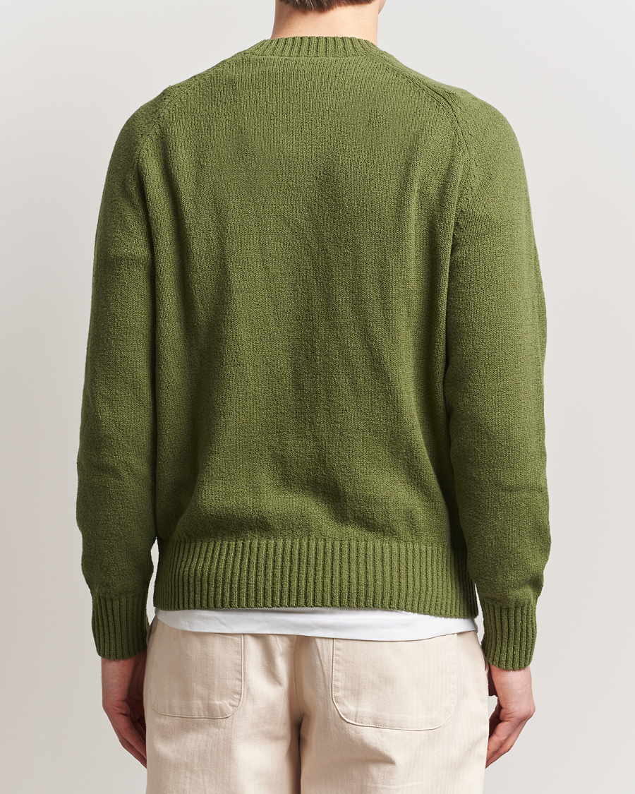 Herre | Gensere | LES DEUX | Brad Knitted Roundneck Chive Green