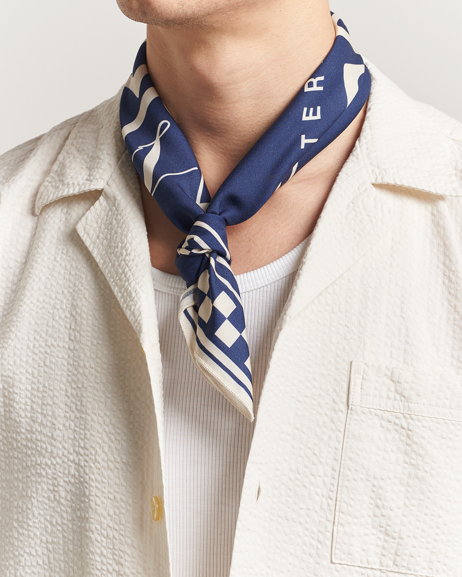 Herre | Les Deux Goods Tencel Neckercheif Blue | LES DEUX | Goods Tencel Neckercheif Blue