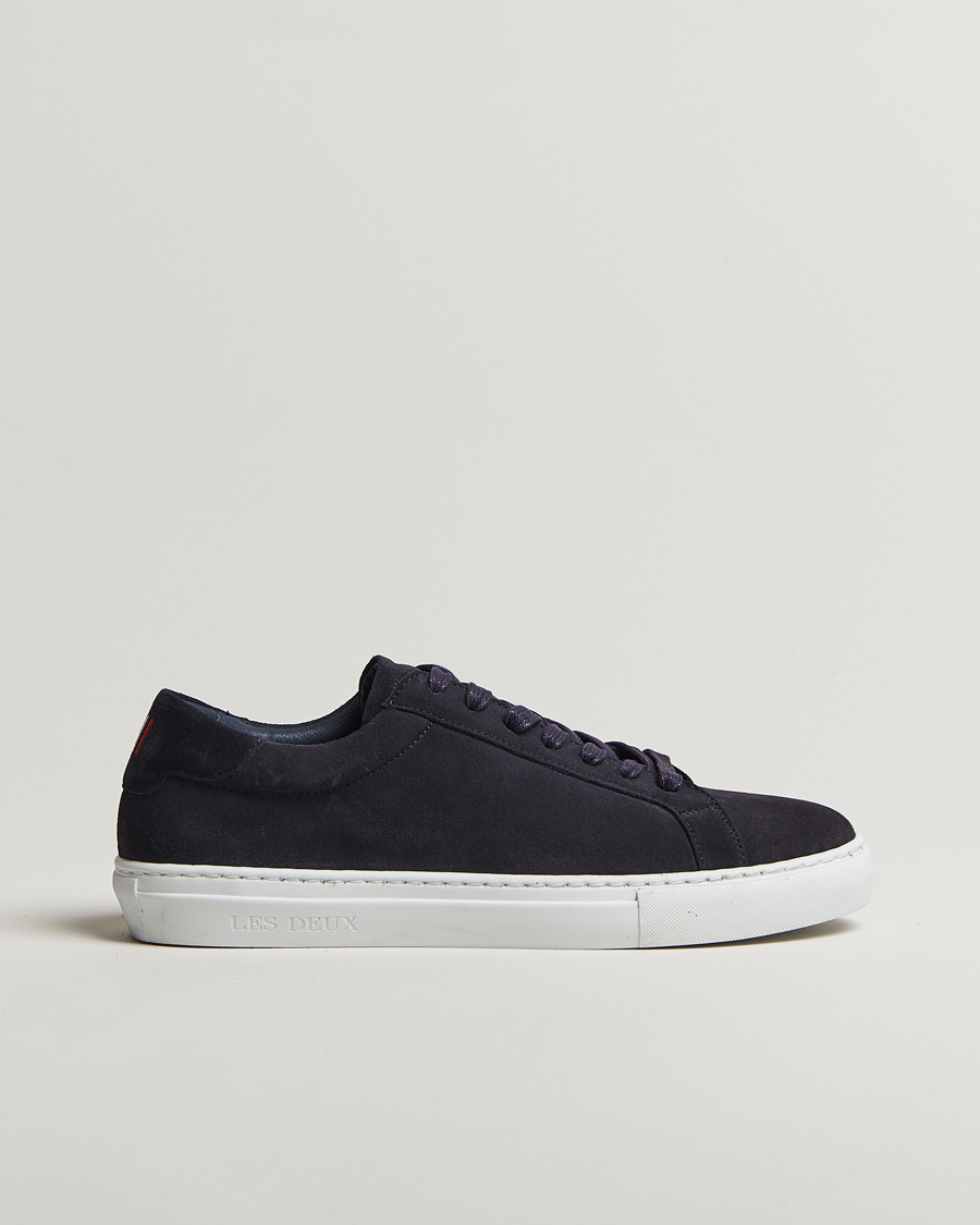 Herre | Sneakers | LES DEUX | Theodor Suede Sneakers Navy