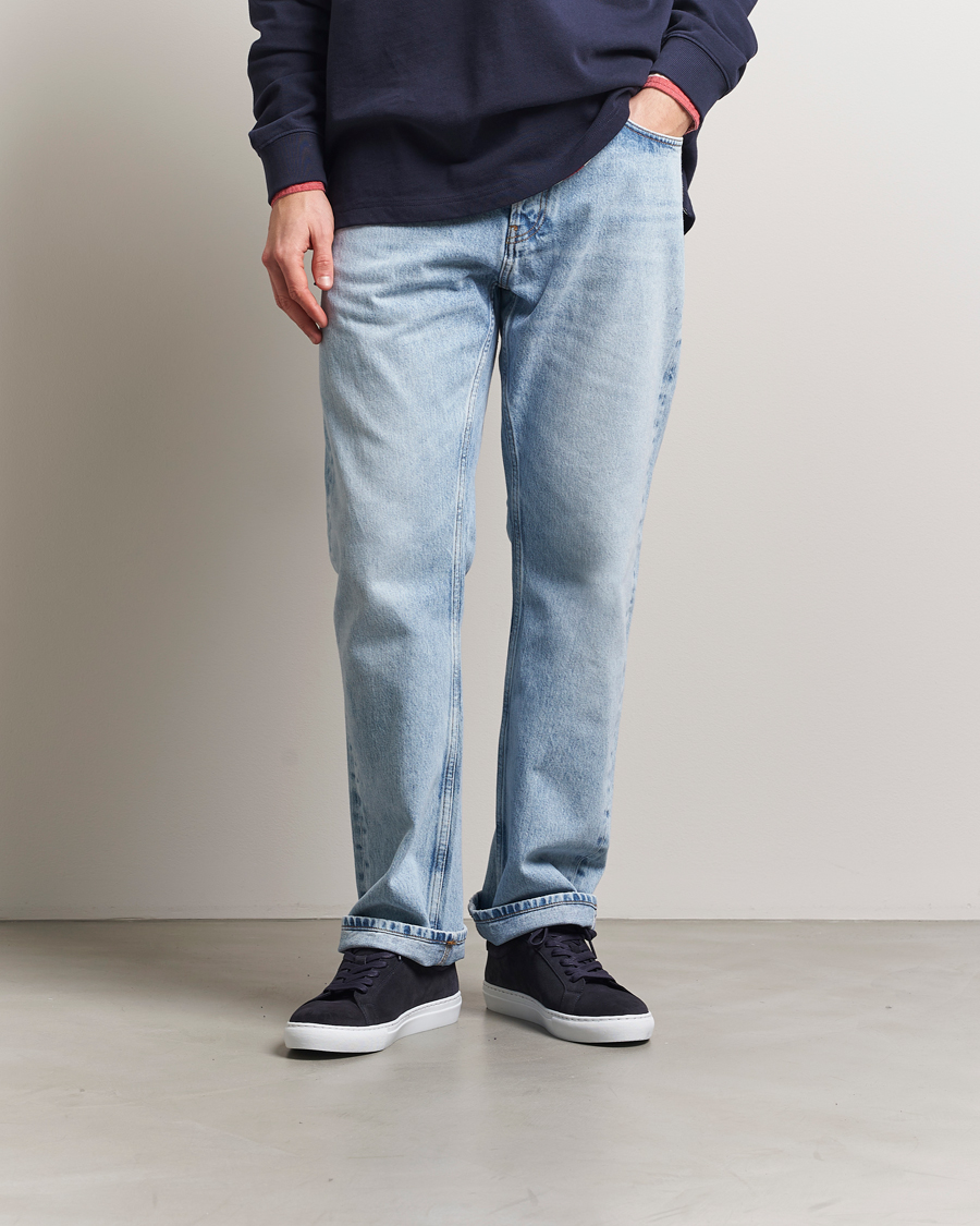 Herre | Sneakers | LES DEUX | Theodor Suede Sneakers Navy