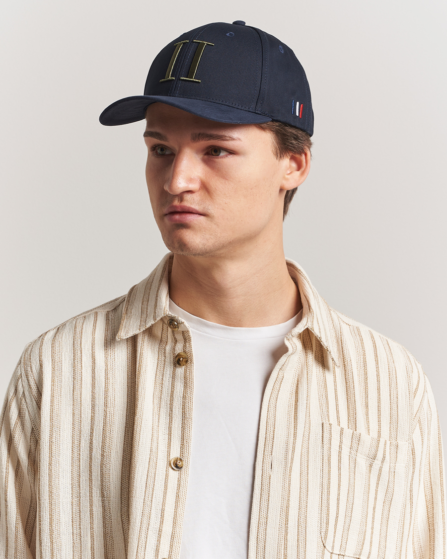 Herre | Hatter og capser | LES DEUX | Baseball Cap Suede II Dark Navy