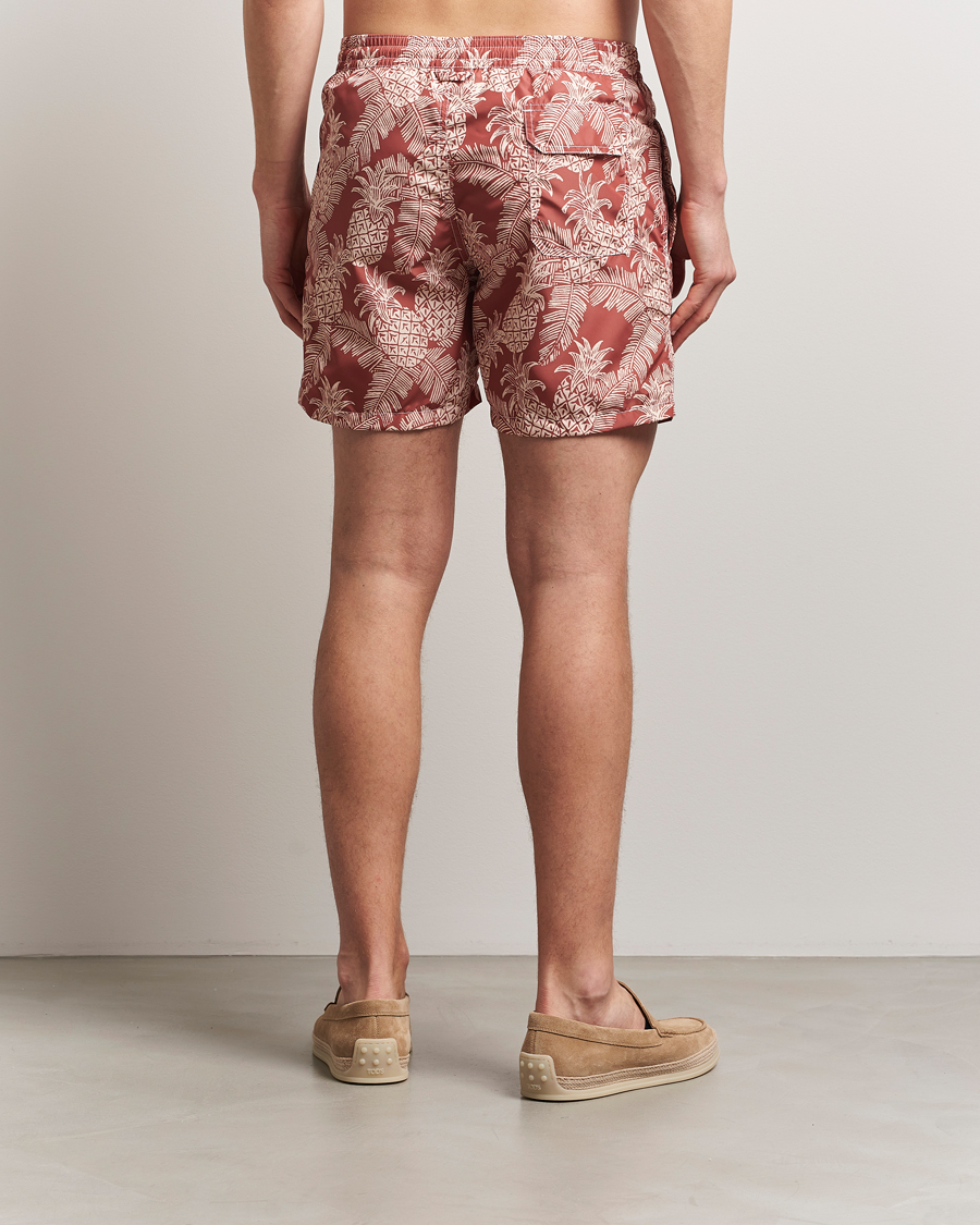 Herre | Badeshorts | Altea | Printed Swim Shorts Terracotta