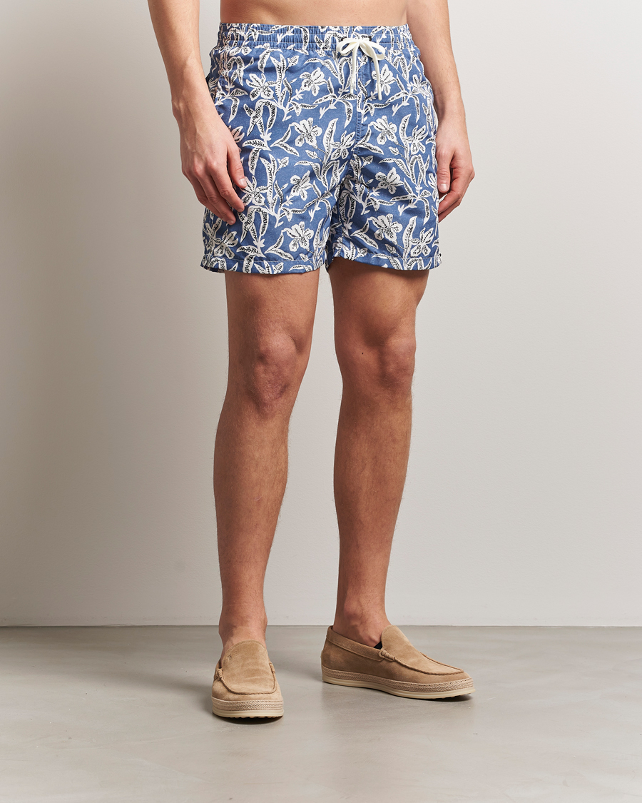 Herre | Badeshorts | Altea | Printed Swim Shorts Blue