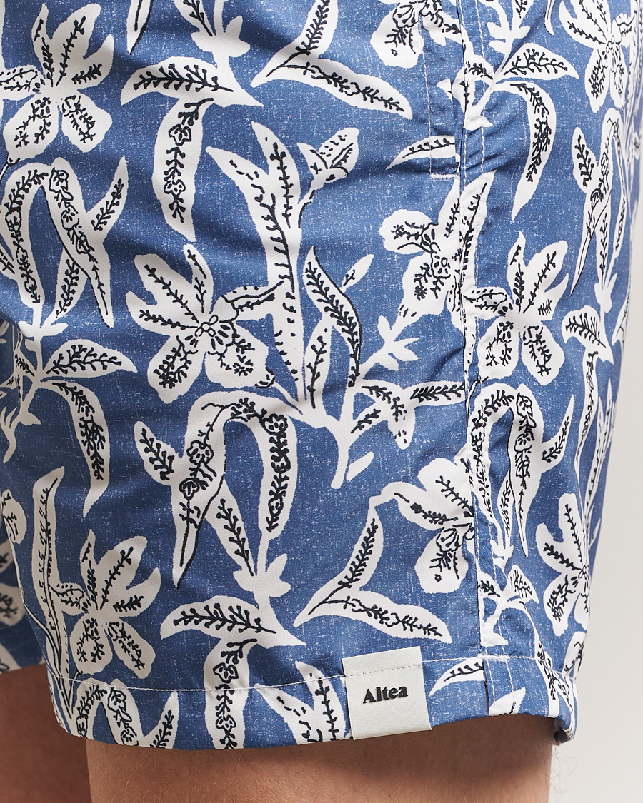 Herre | Badeshorts | Altea | Printed Swim Shorts Blue