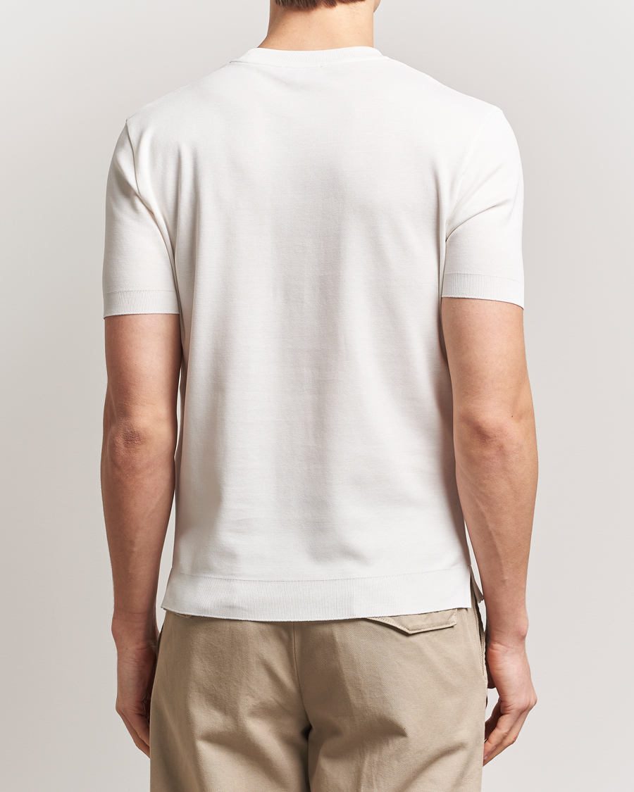 Herre | T-Shirts | Altea | Jersey Piquet T-Shirt Off White