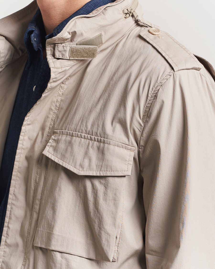 Herre | Jakker | Aspesi | Lightweight Cotton Field Jacket Beige