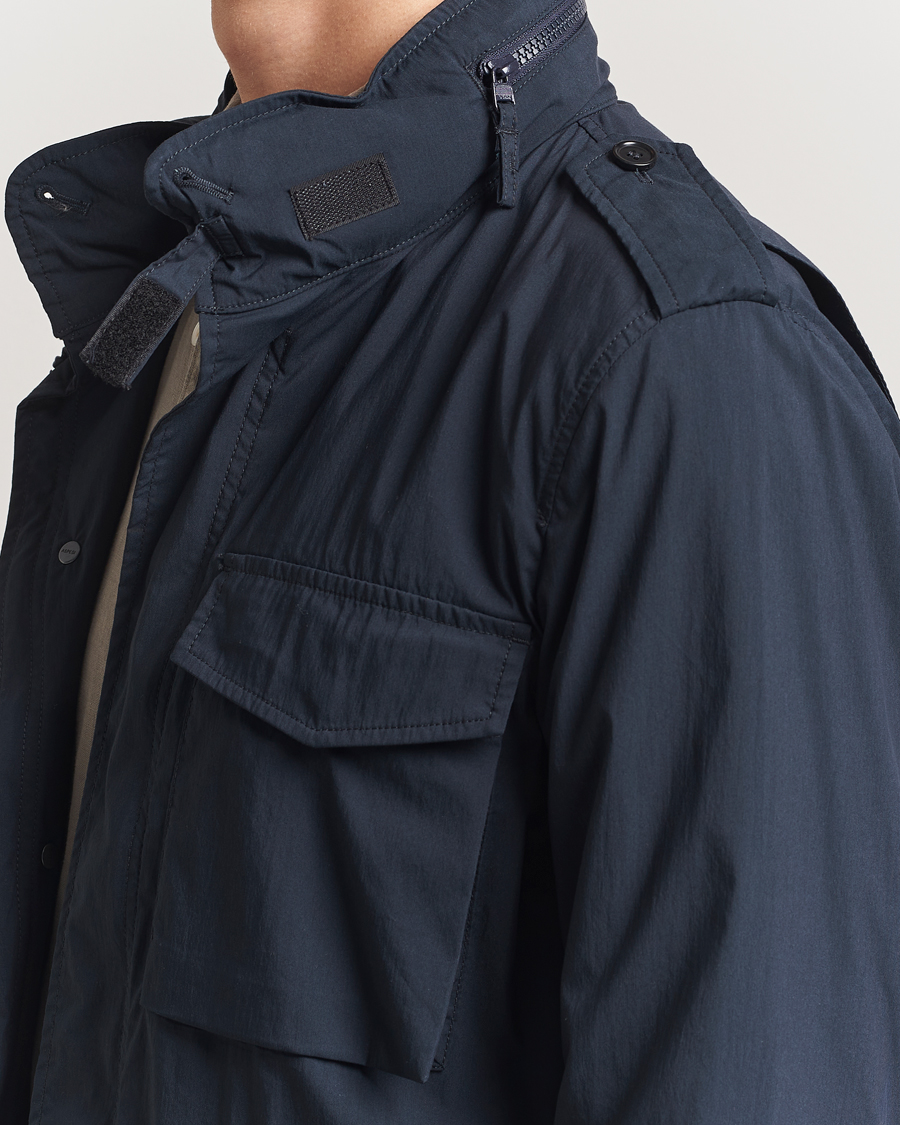 Herre | Jakker | Aspesi | Lightweight Cotton Field Jacket Navy