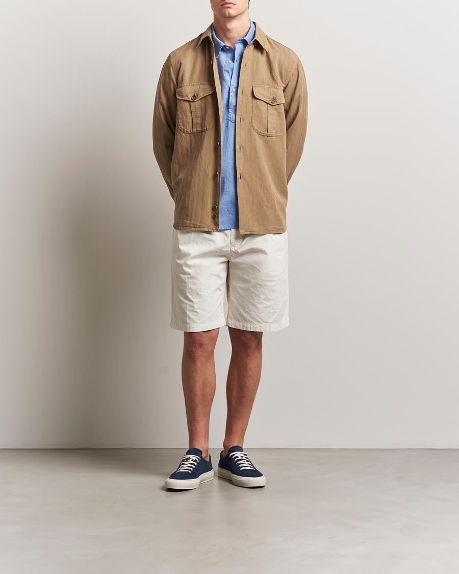 Herre | Skjorter | Aspesi | Double Pocket Overshirt Off White