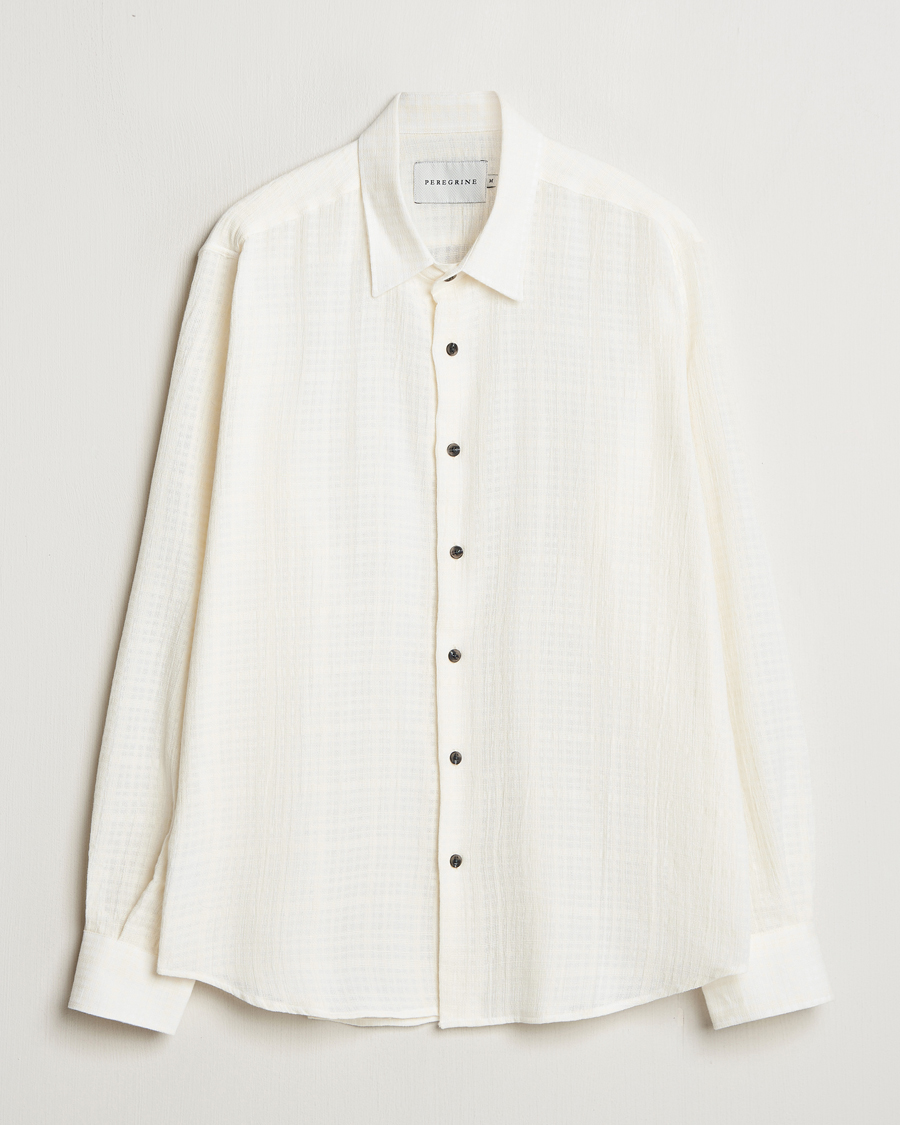 Herre | Skjorter | Peregrine | Cotton Resort Shirt White