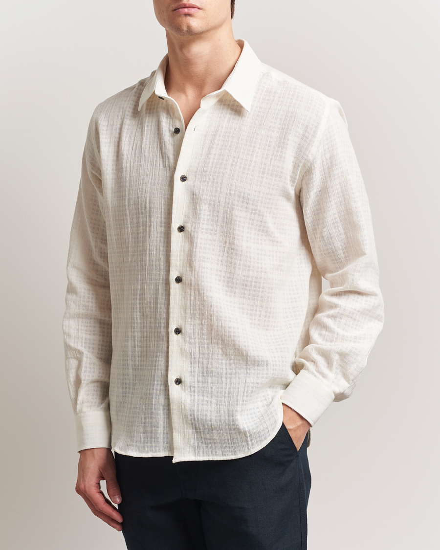 Herre | Skjorter | Peregrine | Cotton Resort Shirt White