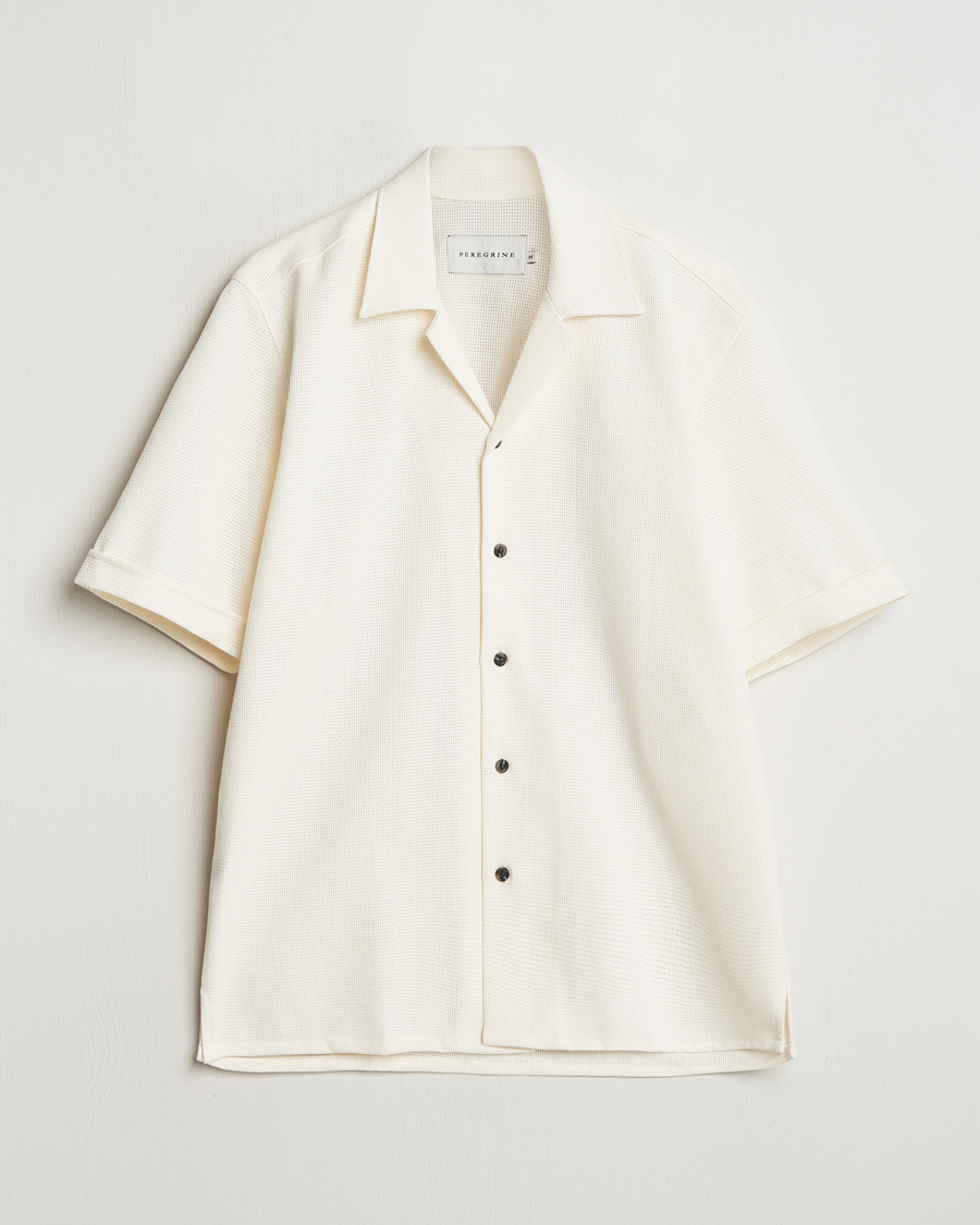 Herre | Skjorter | Peregrine | Quay Cuban Collar Shirt White