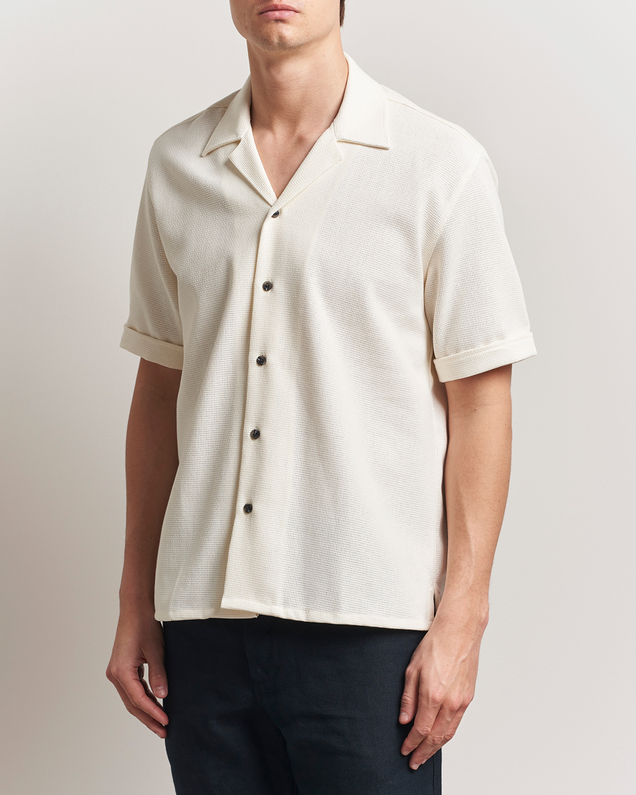 Herre | Skjorter | Peregrine | Quay Cuban Collar Shirt White