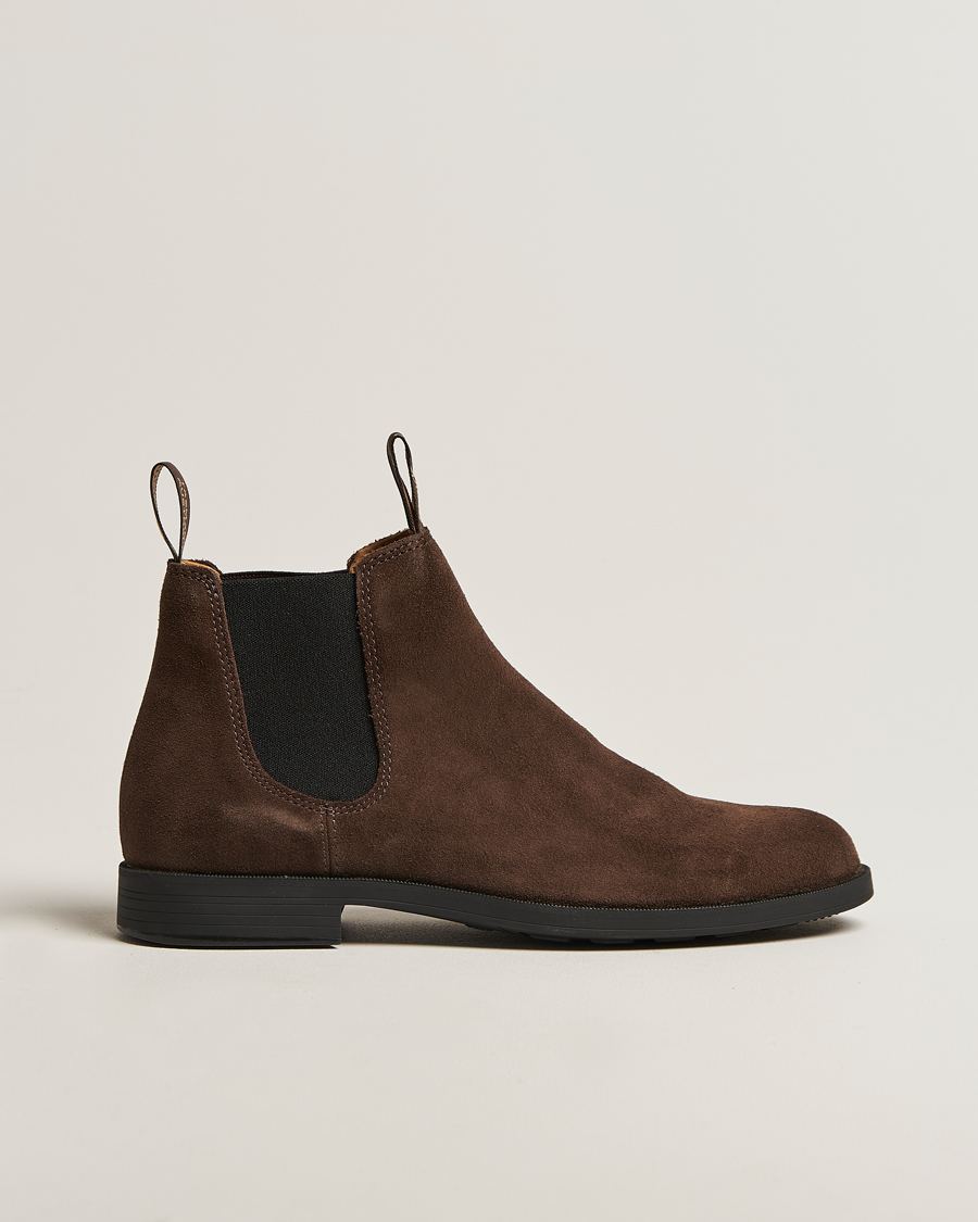 Herre | Støvler | Blundstone | 2391 Dress Ankle Suede Chelsea Boot Brown