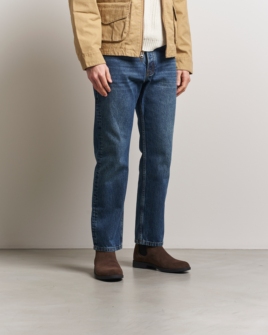 Herre | Støvler | Blundstone | 2391 Dress Ankle Suede Chelsea Boot Brown
