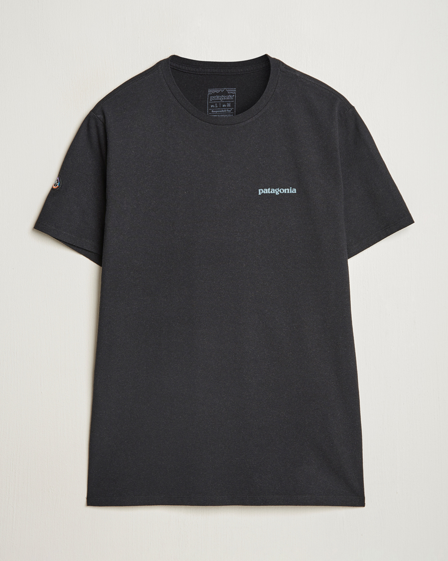 Herre | T-Shirts | Patagonia | Fitz Roy Icon Responsibili-Tee Ink Black