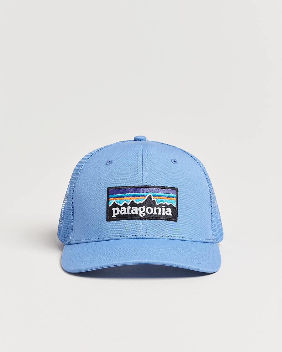 Herre | Patagonia P-6 Logo Trucker Hat Abudant Blue | Patagonia | P-6 Logo Trucker Hat Abudant Blue