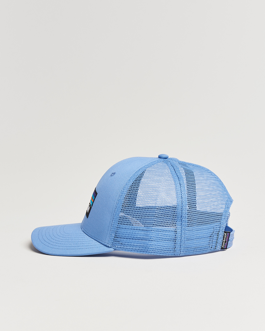 Herre | Patagonia P-6 Logo Trucker Hat Abudant Blue | Patagonia | P-6 Logo Trucker Hat Abudant Blue