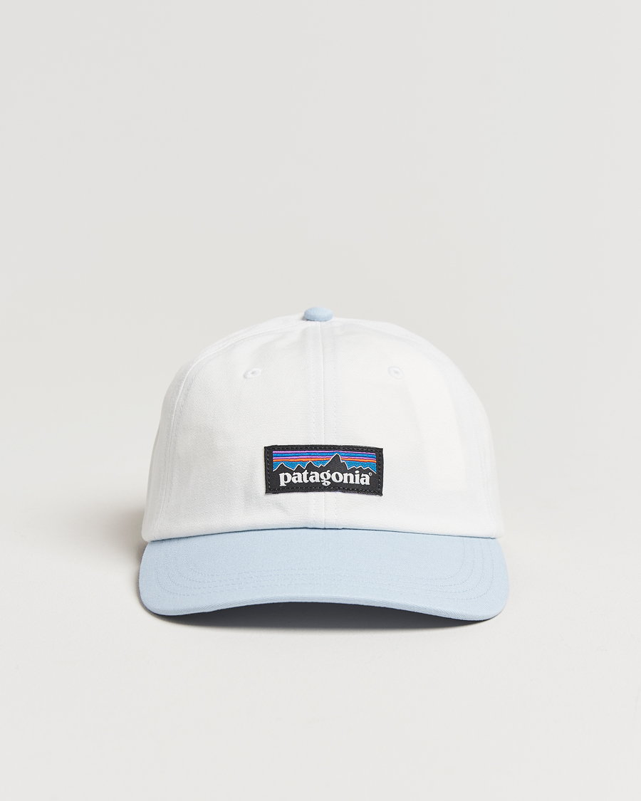 Herre | Patagonia P-6 Label Trad Cap Birch White | Patagonia | P-6 Label Trad Cap Birch White