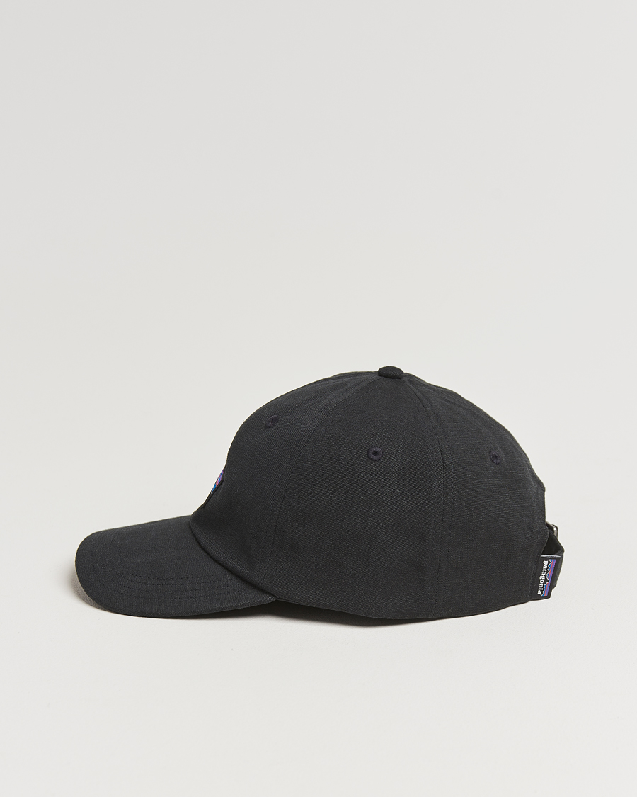 Herre | Patagonia P-6 Label Trad Cap Black | Patagonia | P-6 Label Trad Cap Black
