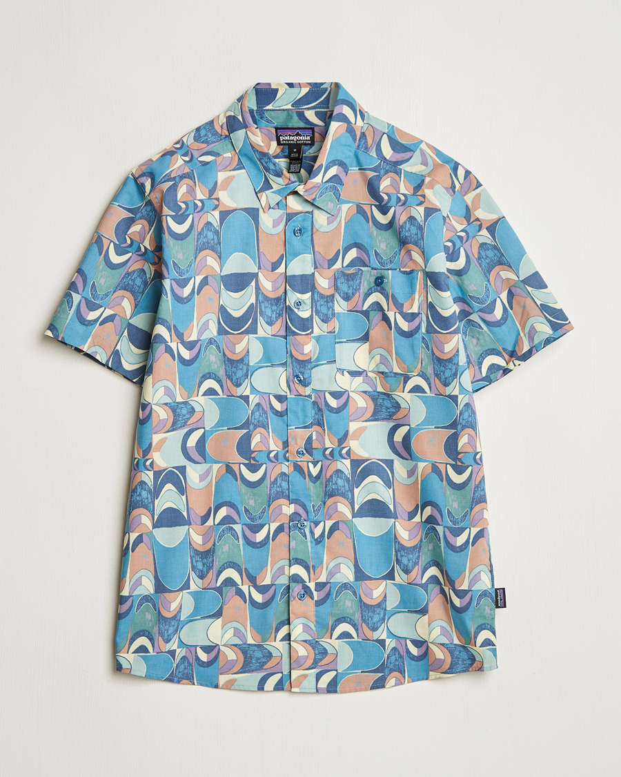 Herre | Skjorter | Patagonia | Go To Short Sleeve Shirt Still Blue
