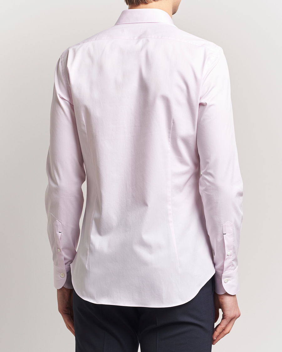 Herre | Skjorter | Mazzarelli | Soft Cotton Cut Away Shirt Rosa