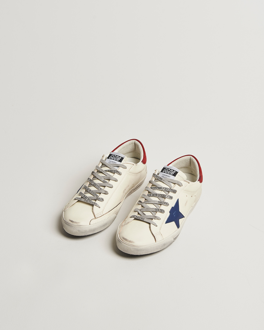 Herre | Sneakers | Golden Goose | Super-Star Sneakers White/Blue