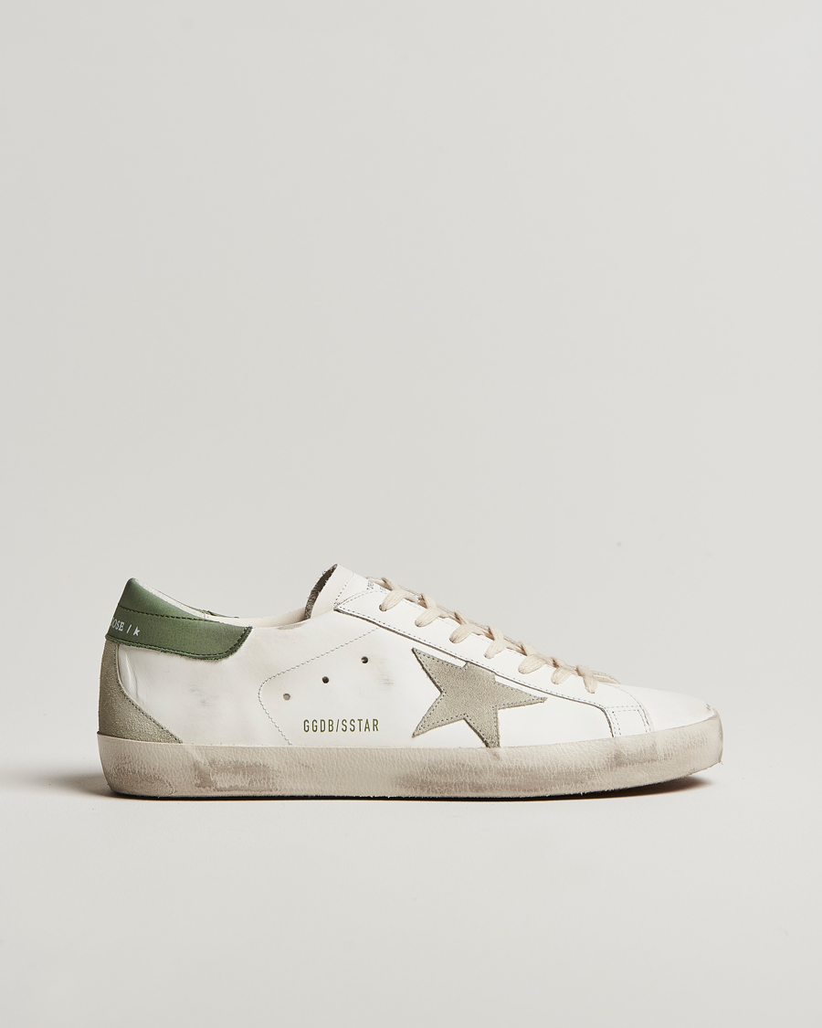 Herre | Sneakers | Golden Goose | Super-Star Sneakers White/Green
