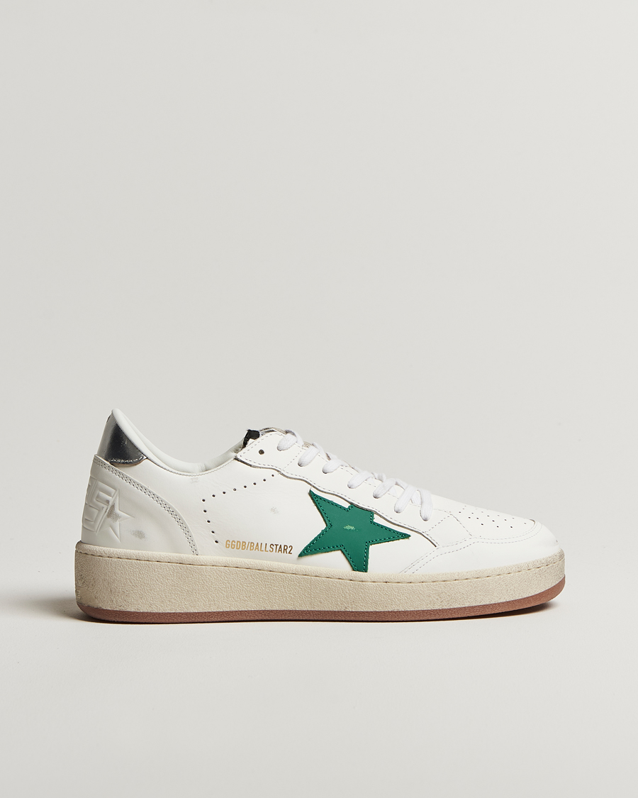 Herre | Sneakers | Golden Goose | Ball Star 2 Sneakers White/Green