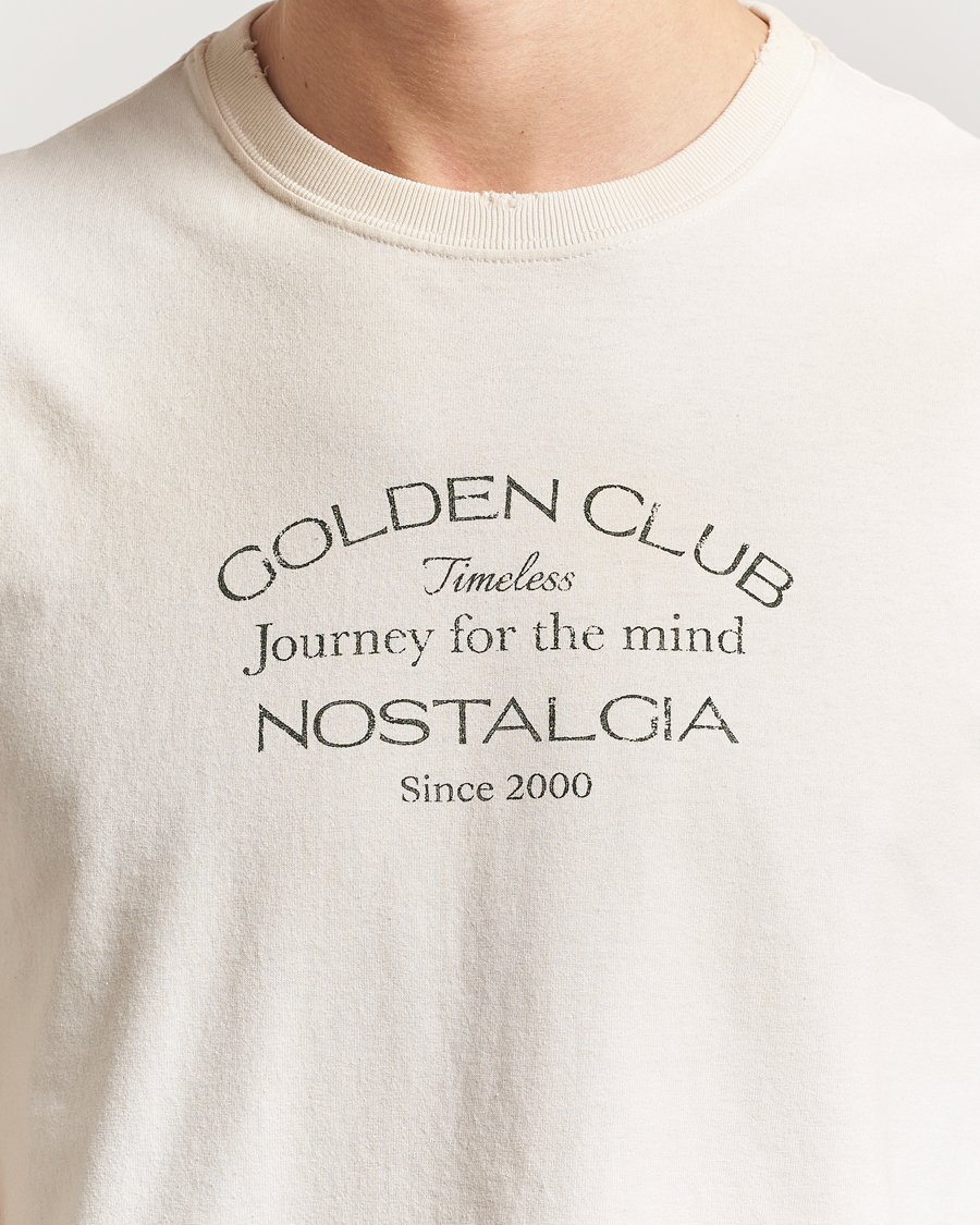 Herre | T-Shirts | Golden Goose | Short Sleeve Journey T-Shirt Heritage White